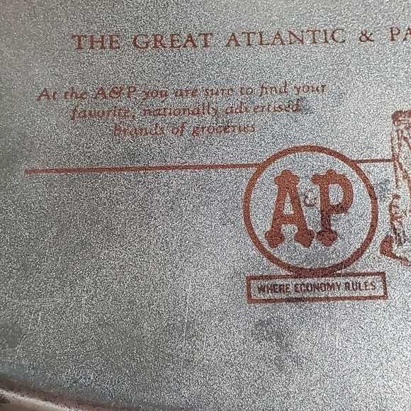 Vintage Great Atlantic & Pacific Tea co serving tray - Picture 4 of 9